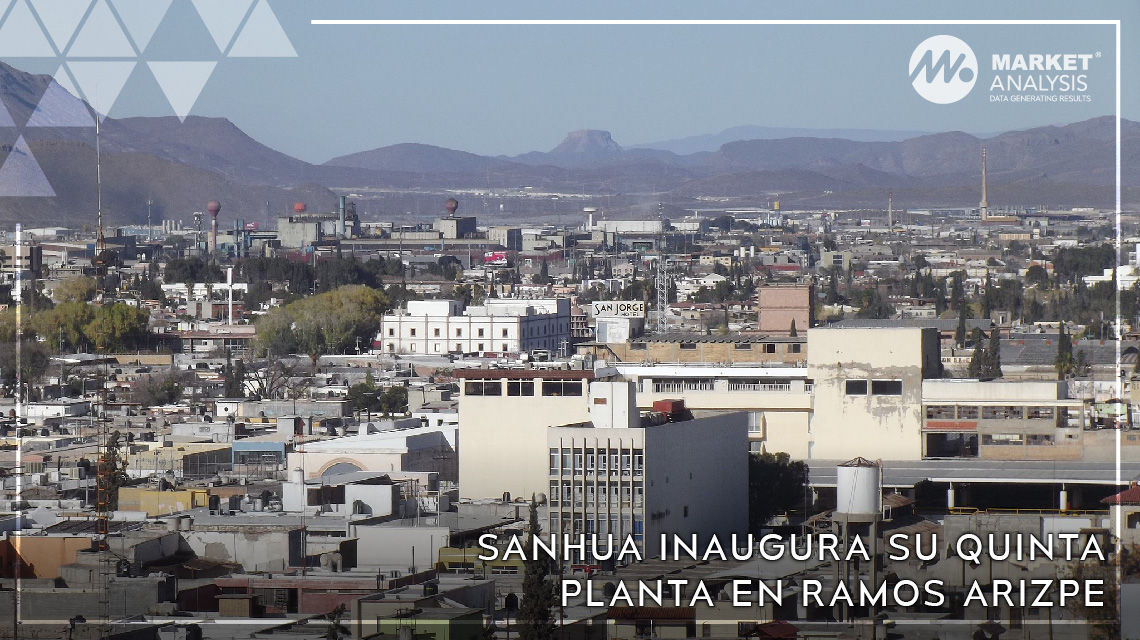 Sanhua inaugura su quinta planta en Ramos Arizpe