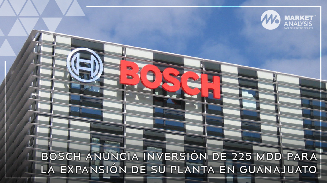 Bosch anuncia inversión de 225 mdd para la expansión de su planta en Guanajuato