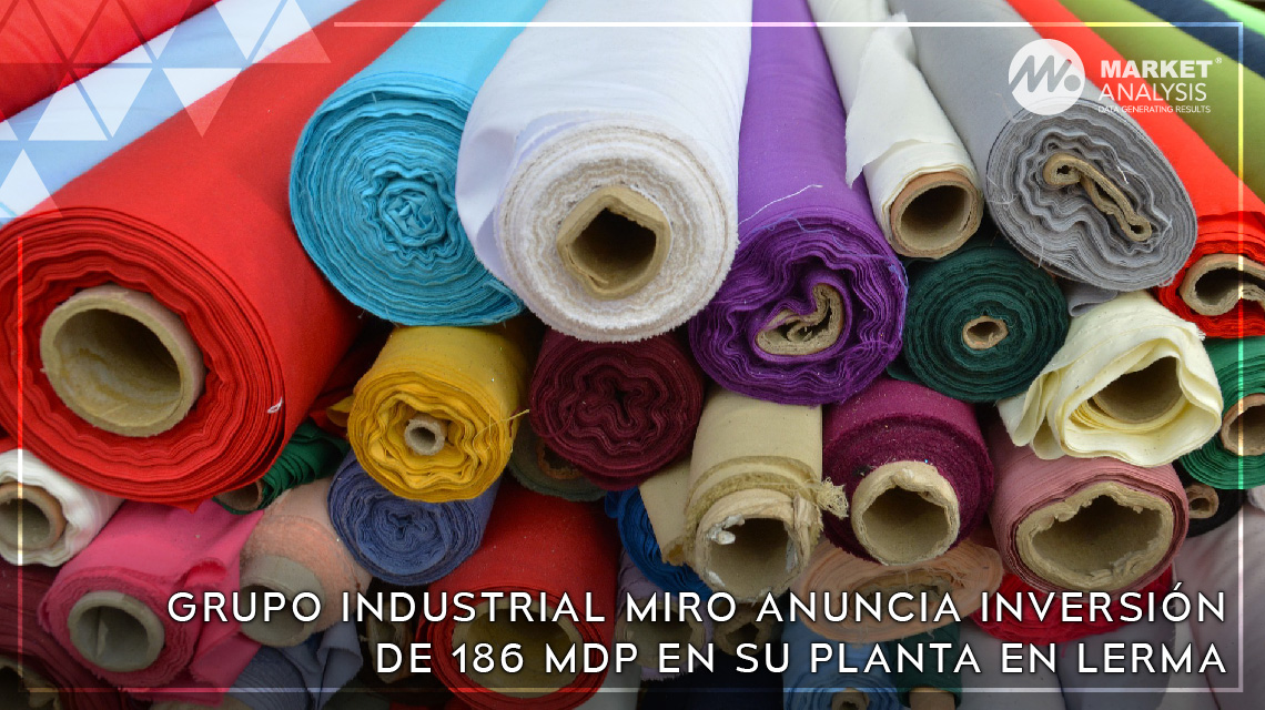 Grupo Industrial Miro anuncia inversión de 186 mdp en su planta en Lerma