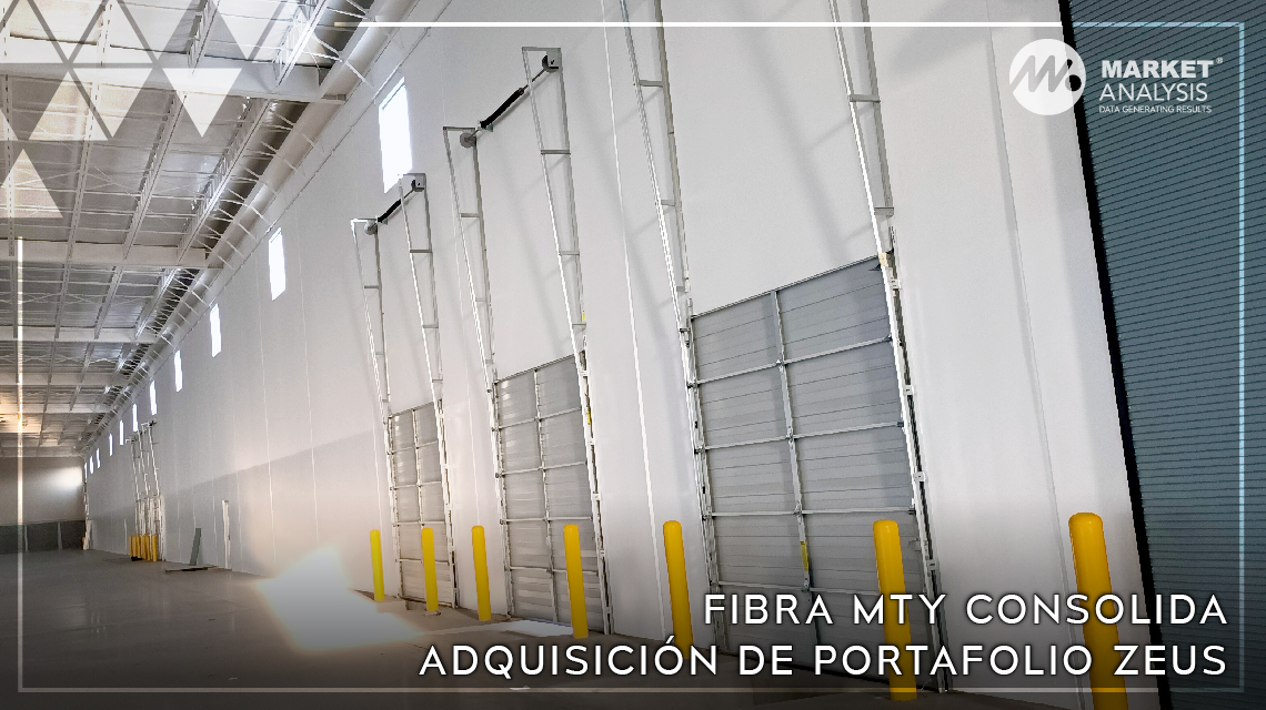 Fibra Mty consolida adquisición de portafolio Zeus
