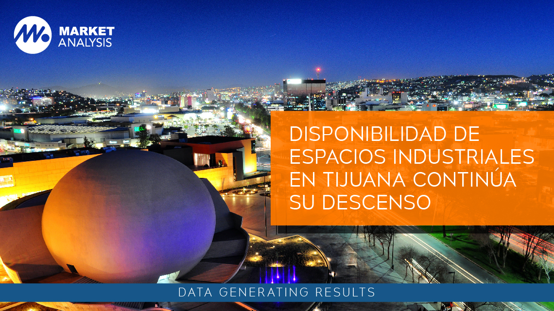 Disponibilidad de espacios industriales en Tijuana continúa su descenso