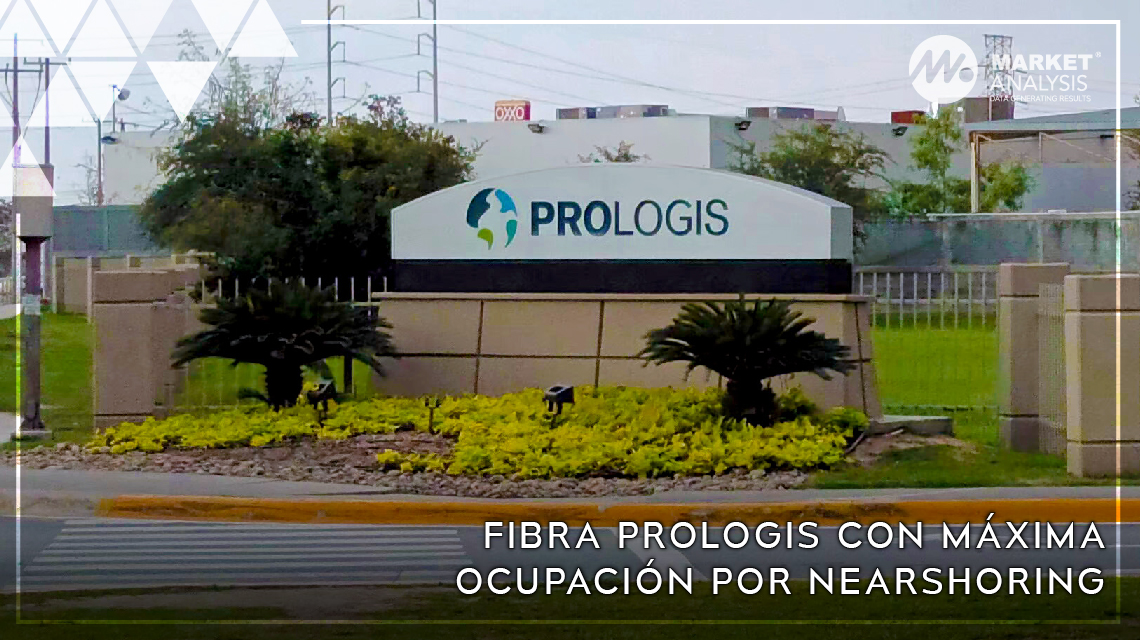 Fibra Prologis con máxima ocupación por nearshoring