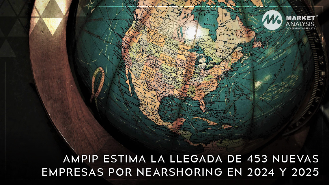 AMPIP estima la llegada de 453 nuevas empresas por nearshoring en 2024 y 2025