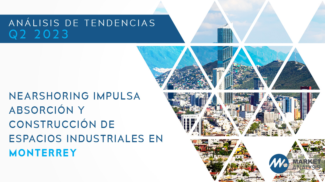 Nearshoring impulsa absorción y construcción de espacios industriales en Monterrey