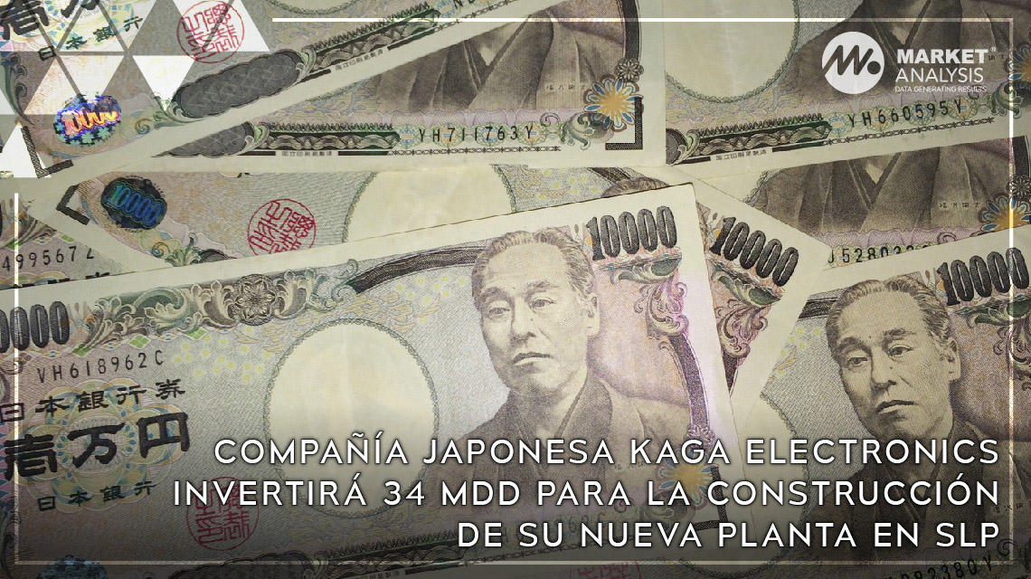 Compañía japonesa Kaga Electronics invertirá 34 mdd para la construcción de su nueva planta en SLP