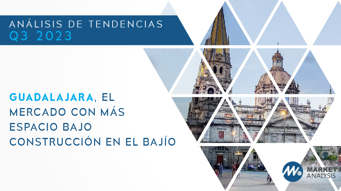 Guadalajara, el mercado con más espacio bajo construcción en el Bajío