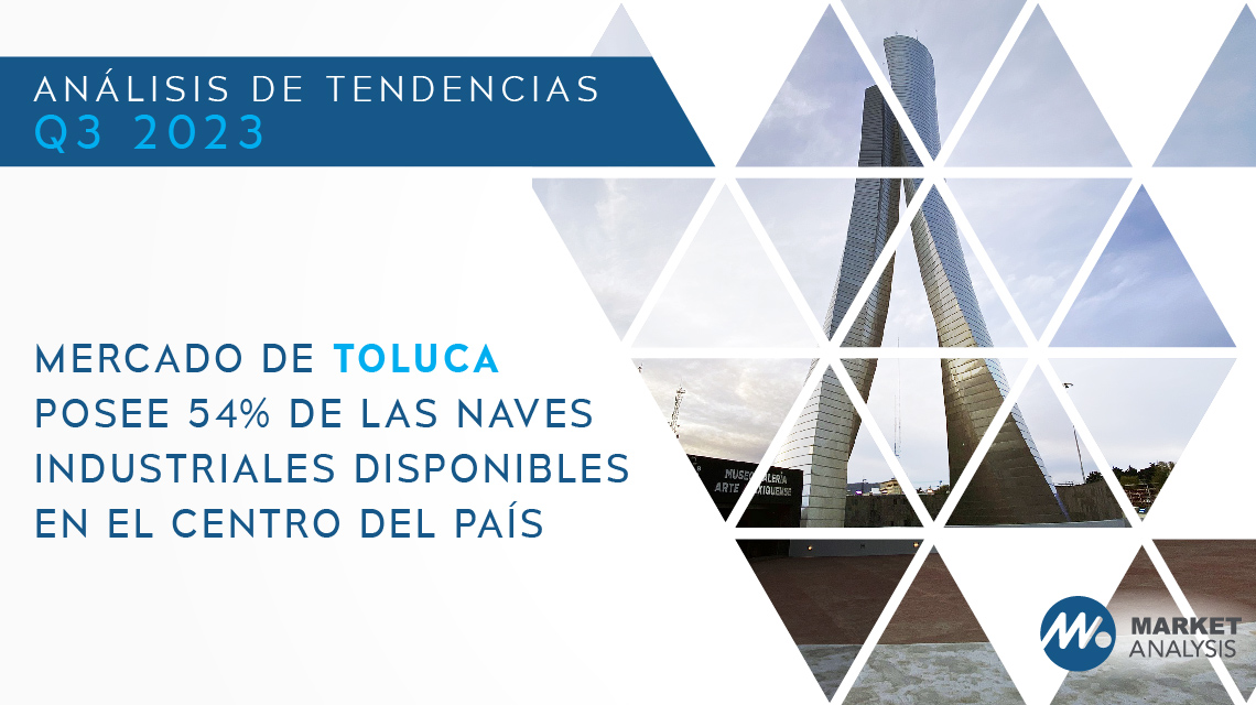 Mercado de Toluca posee 54 por ciento de las naves industriales disponibles en el centro del país