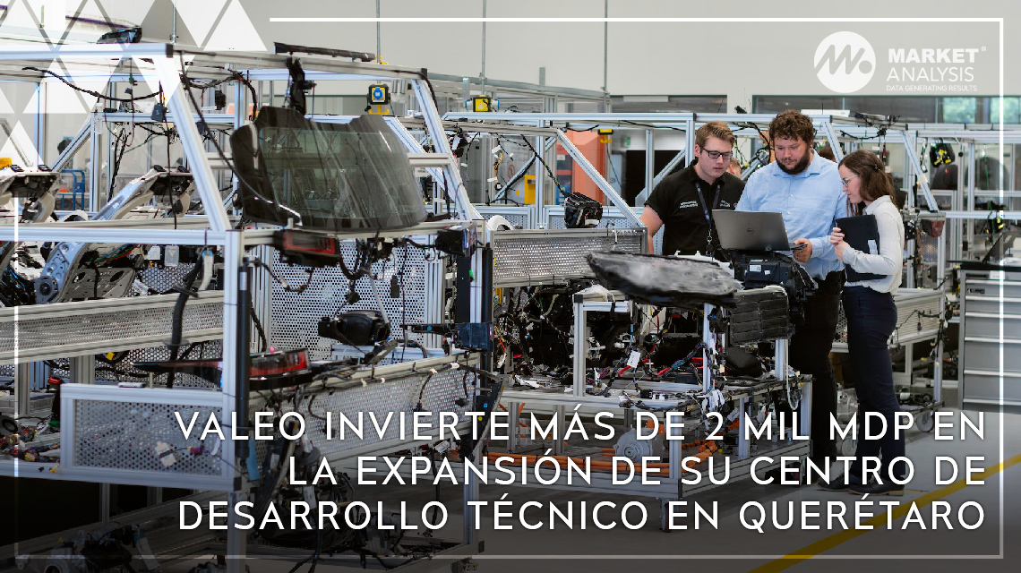 Valeo invierte más de 2 mil mdp en la expansión de su Centro de Desarrollo Técnico en Querétaro
