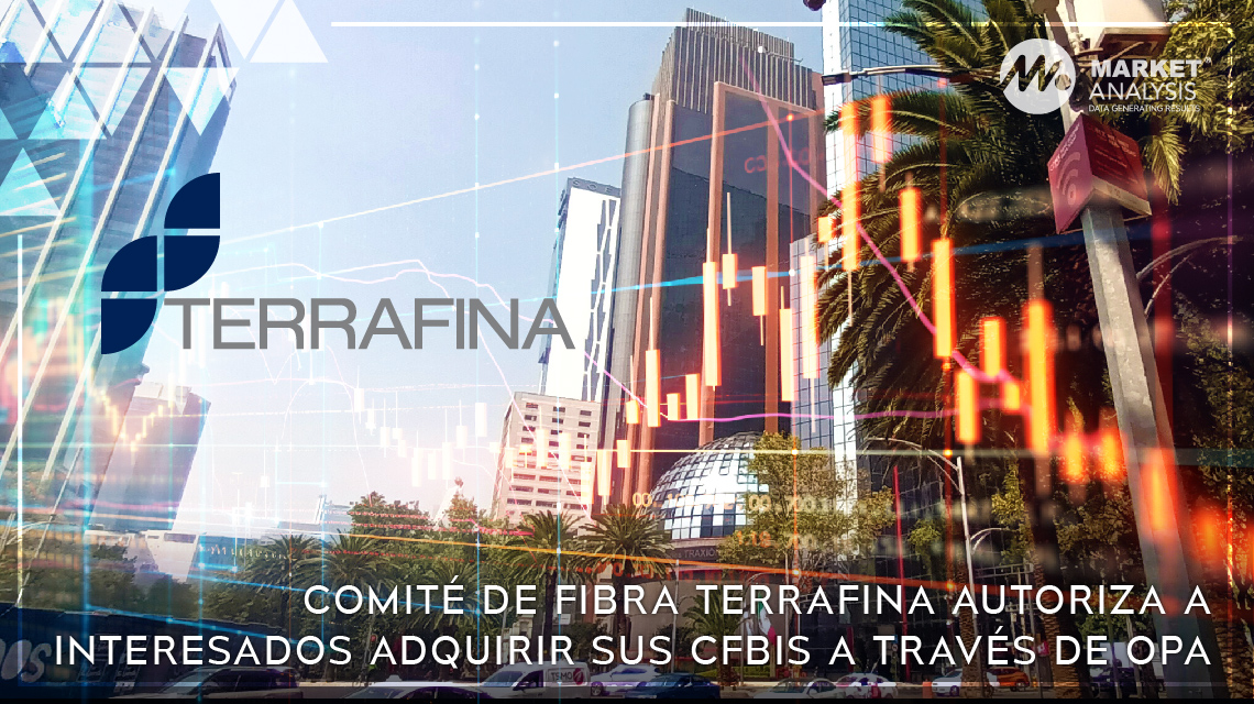 Comite de Fibra Terrafina autoriza a interesados adquirir sus CBFIs a traves de OPA
