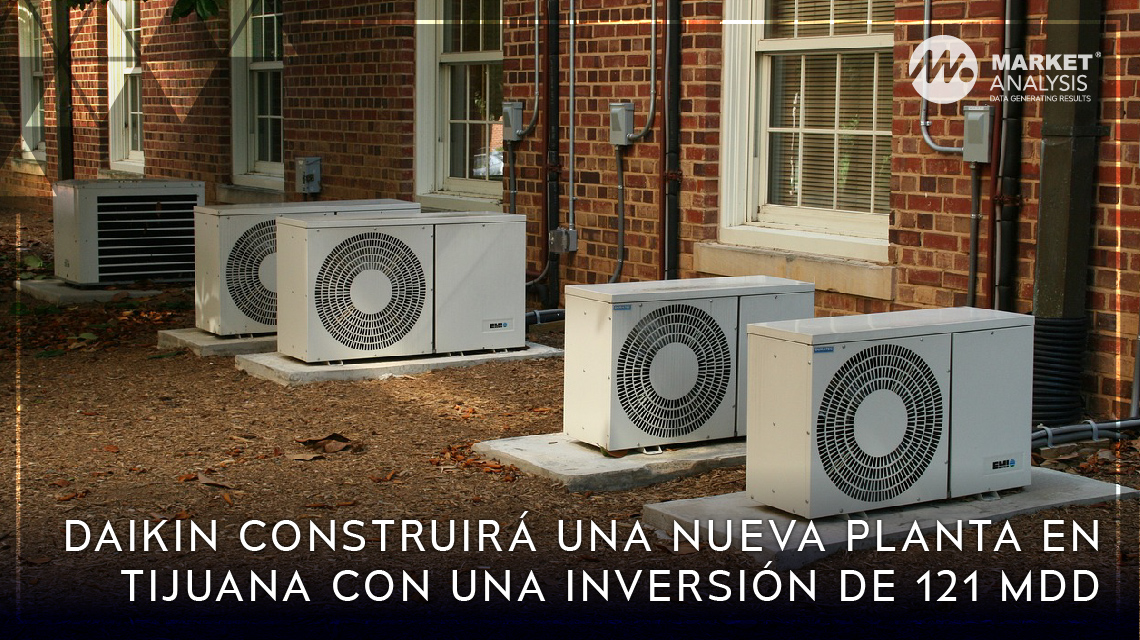 Daikin construirá una nueva planta en Tijuana con una inversión de 121 mdd