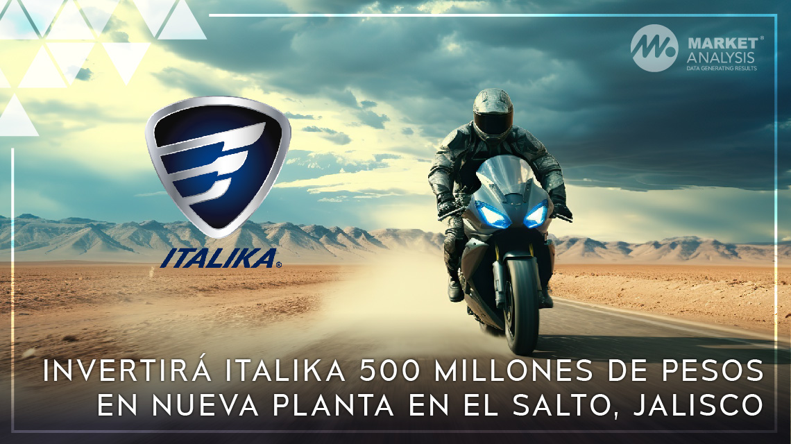 Invertirá Italika 500 millones de pesos en nueva planta en El Salto, Jalisco