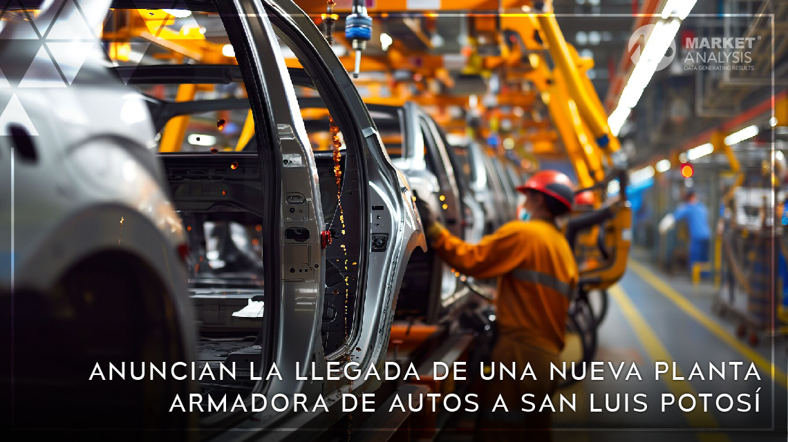 Anuncian la llegada de una nueva planta armadora de autos a San Luis Potosí