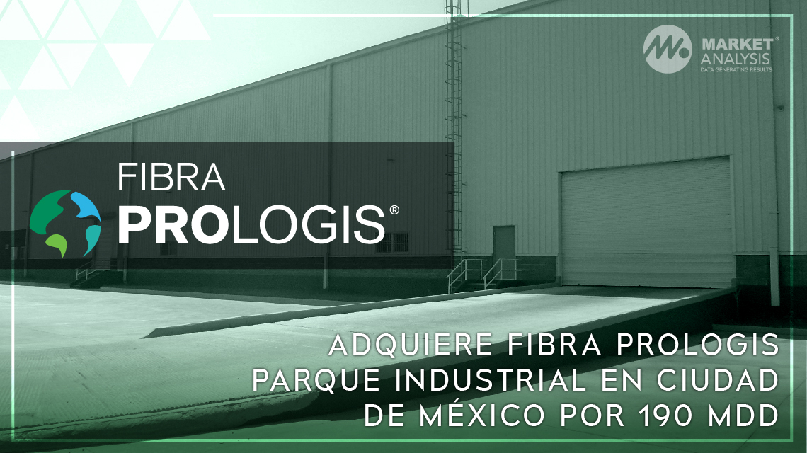 Adquiere FIBRA Prologis parque industrial en Ciudad de México por 190 mdd