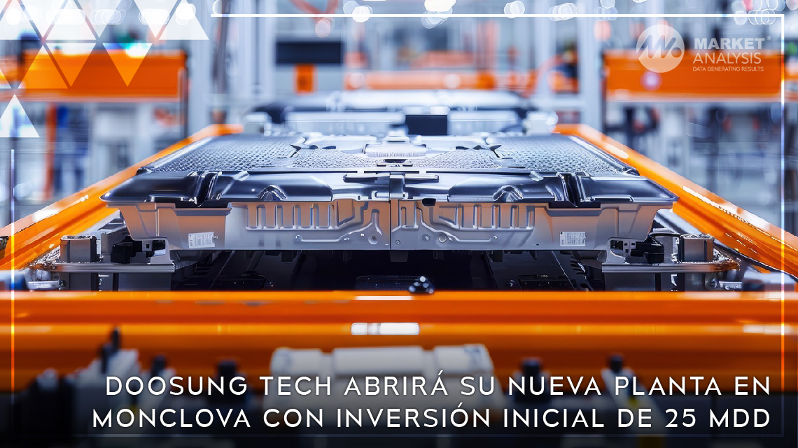Doosung Tech abrirá su nueva planta en Monclova con inversión inicial de 25 MDD