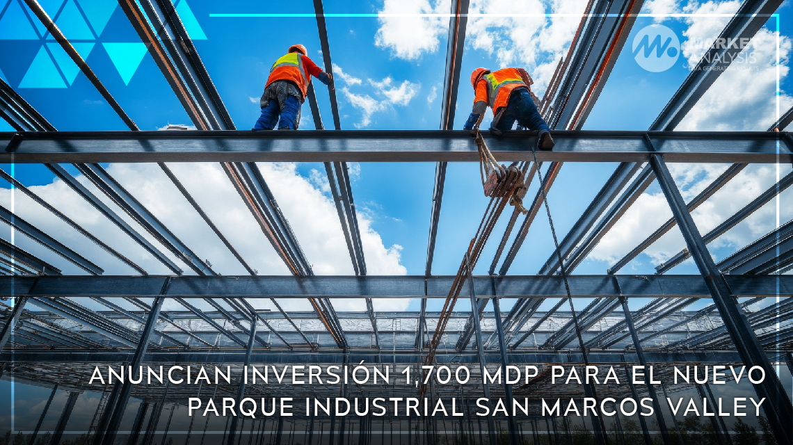 Anuncian inversión 1,700 MDP para el nuevo Parque Industrial San Marcos Valley