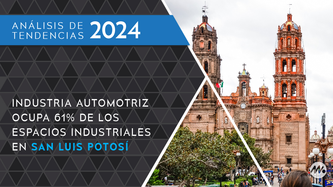 Industria automotriz ocupa 61 por ciento de los espacios industriales en San Luis Potosí