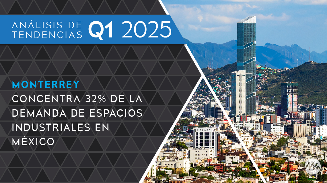 Monterrey concentra 32 por ciento de la demanda de espacios industriales en México