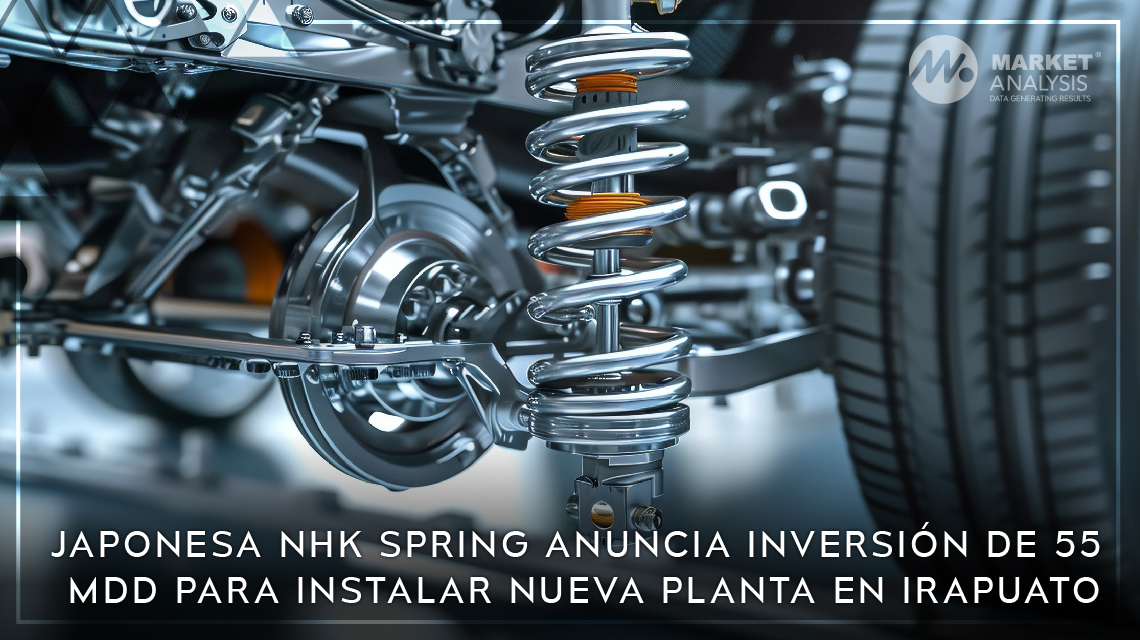 Japonesa NHK Spring anuncia inversión de 55 MDD para instalar nueva planta en Irapuato
