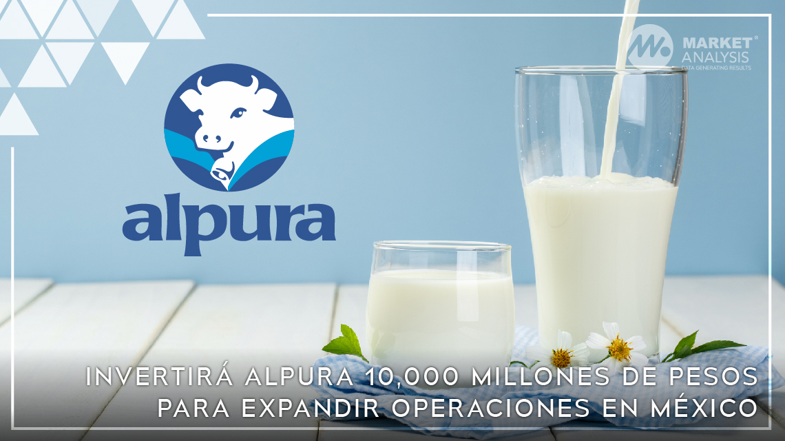 Invertirá Alpura 10,000 millones de pesos para expandir operaciones en México