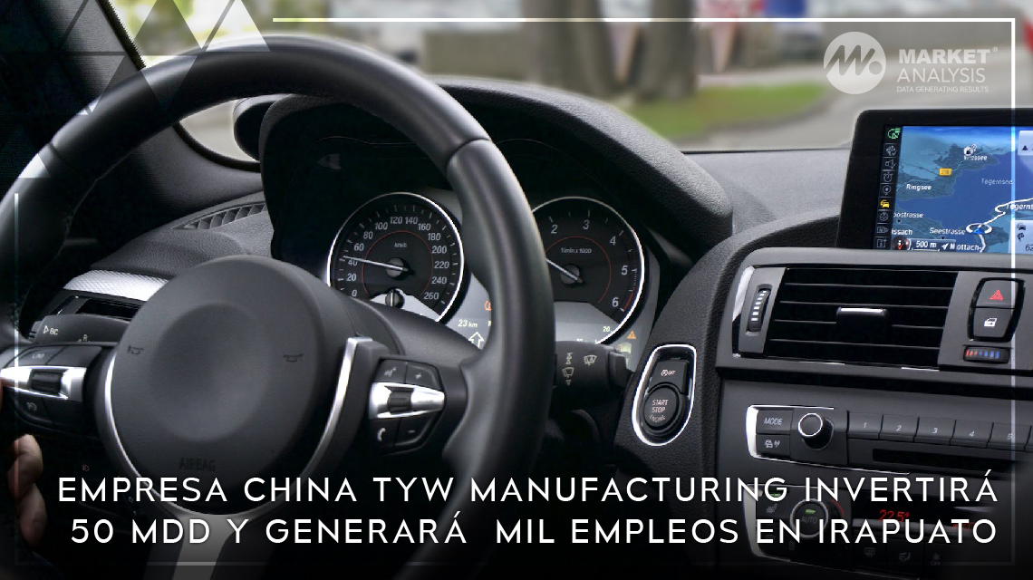 Empresa china TYW Manufacturing invertirá 50 MDD y generará mil empleos en Irapuato